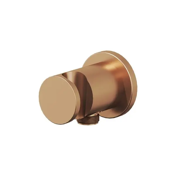 Árcsökkenés Ravak 706.60RGB Fali kiállás integrált zuhanyrózsa tartóval, Rose Gold Brushed X07P708Ravak
