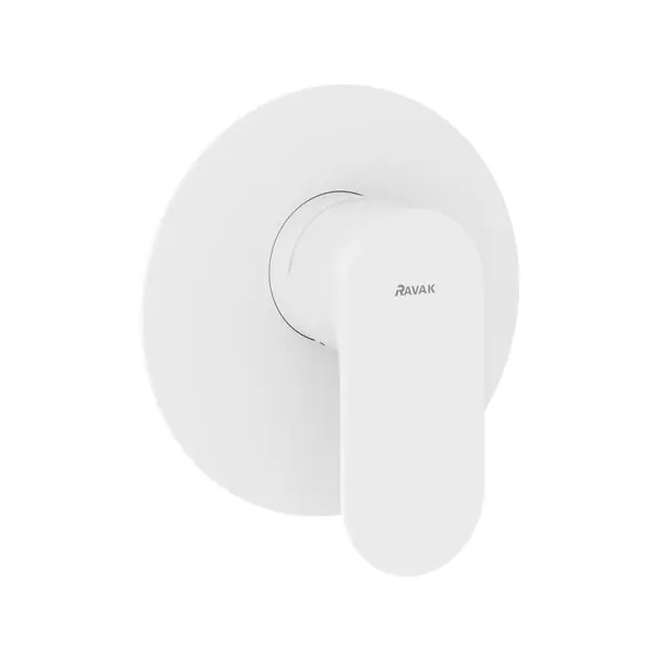 Ravak Eleganta EL 062.10WV.O1 Falba szüllyesztett csaptelep, egyutas, belső egységgel, White Velvet X070262Ravak Szuper akció