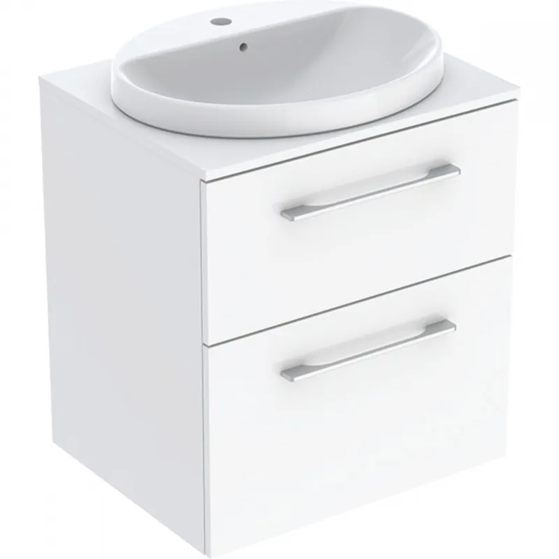 Geberit Selnova Square 60 szekrény mosdóval szett, magasfényű fehér 502.868.00.1Geberit Legkelendőbb