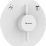 Azonnali szállítás Hansgrohe DuoTurn S falsík alatti csaptelep, 2 funkciós, matt fehér 75418700Hansgrohe