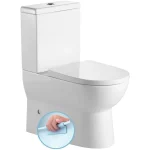 Sapho AQUALINE JALTA RIMLESS monoblokkos WC duálgombos öblítőmechanikával, fehér PB103RWAqualine Népszerű