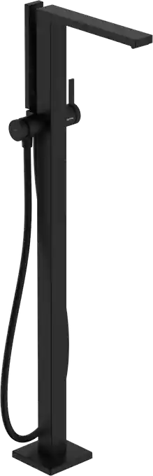 Biztonságos fizetés Hansgrohe Tecturis E egykaros szabadonálló kádcsaptelep, matt fekete 73445670Hansgrohe