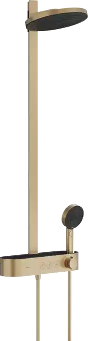 Hansgrohe Pulsify Showerpipe 260, 2 jet, és ShowerTablet Select 400, szálcsiszolt bronz 24240140Hansgrohe Kedvezményes ár