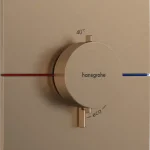 Hansgrohe ShowerSelect Comfort E Falsík alatti termosztát mennyiségszabályozóval, szálcsiszolt bronz 15574140Hansgrohe Csak ma