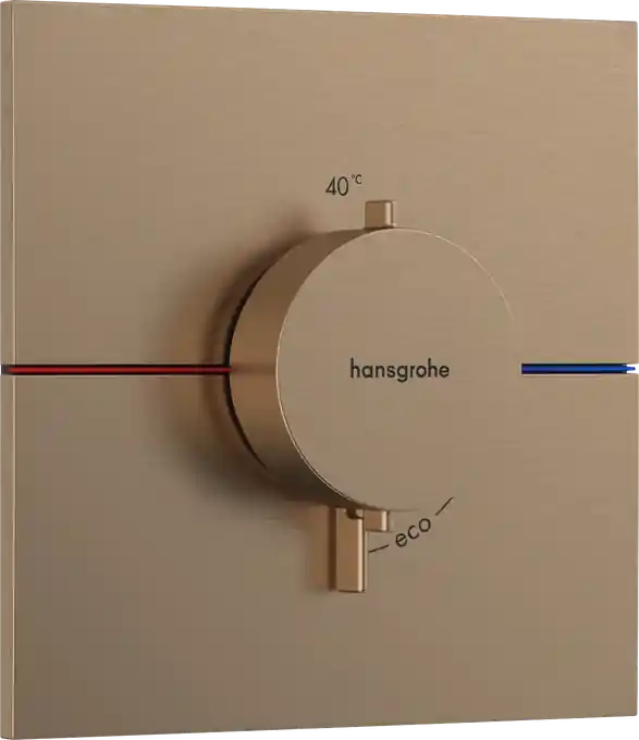 Hansgrohe ShowerSelect Comfort E Falsík alatti termosztát mennyiségszabályozóval, szálcsiszolt bronz 15574140Hansgrohe Csak ma