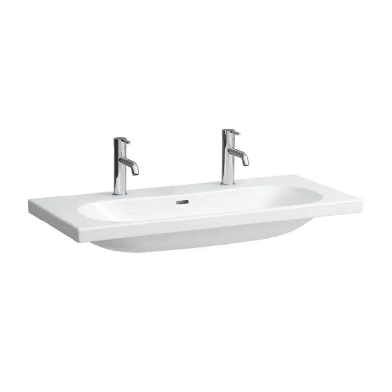 Laufen Lua mosdó 100x46 cm, két csaplyukkal alsó felülete csiszolt LCC felülettel H8160894001071Laufen Ne maradj le