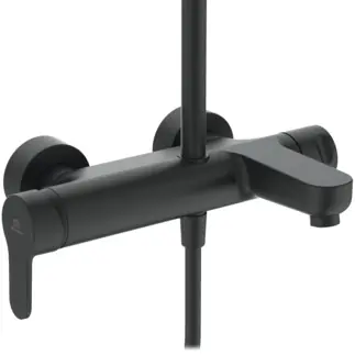 Rendeld meg most Ideal Standard Cerafine O zuhanyrendszer kádtöltővel rövid felszállócsővel, silk black BC525XGIdeal Standard