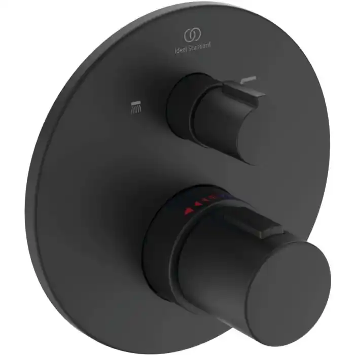 Ideal Standard Ceratherm T100 két funkciós termosztátos falsík alatti csaptelep, silk black A5814XGIdeal Standard Olcsó