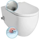 Gyors kiszállítás Sapho INFINITY Rimless fali WC bidé funkcióval, fehér 10NFS1005ISapho