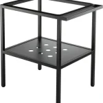 Legnépszerűbb Deante Temisto fürdőszobai mosdóállvány 66,5x50 cm törölközőtartóval, matt fekete CST_X60ADeante
