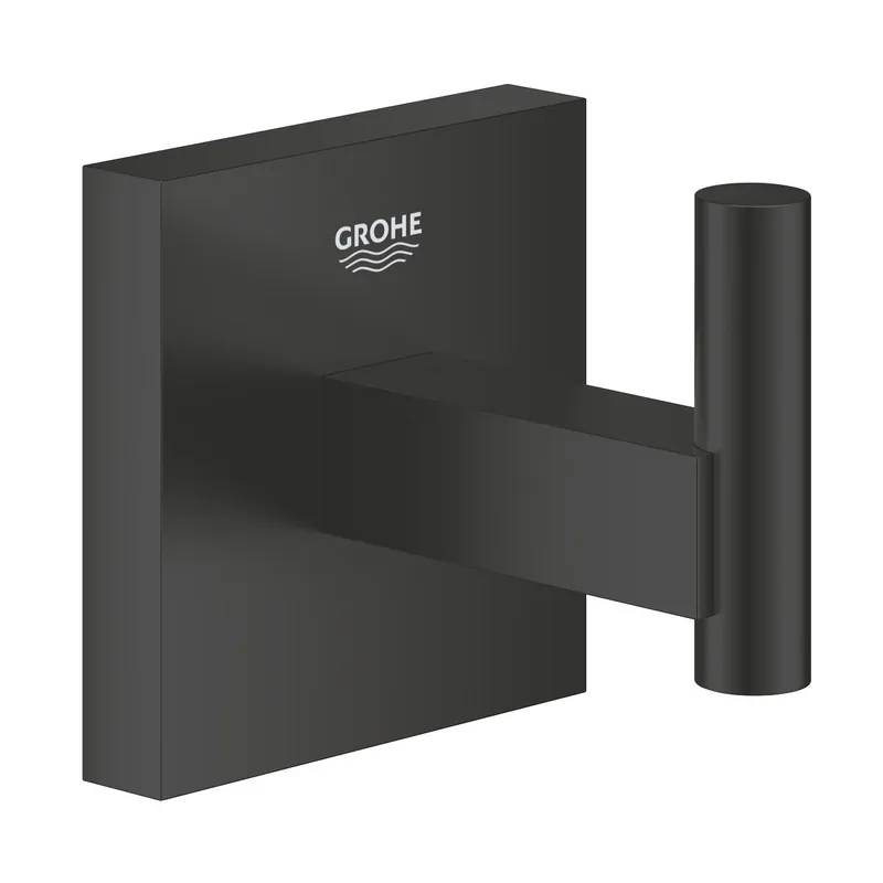 Vedd meg most Grohe Start Cube fürdőköntös akasztó, matt fekete 409612430Grohe