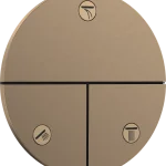 Hansgrohe ShowerSelect Comfort S falsík alatti 3 funkciós elzáró- és váltószelep, szálcsiszolt bronz 15558140Hansgrohe Azonnali szállítás