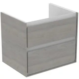 Ideal Standard Connect Air 60 cm fali mosdótartó szekrény 2 fiókkal, világosszürke fa E0818PSIdeal Standard Expressz szállítás
