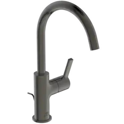 Alacsony ár Ideal Standard JOY magasított mosdó csaptelep lefolyógarnitúrával, magnetic grey BC777A5Ideal Standard