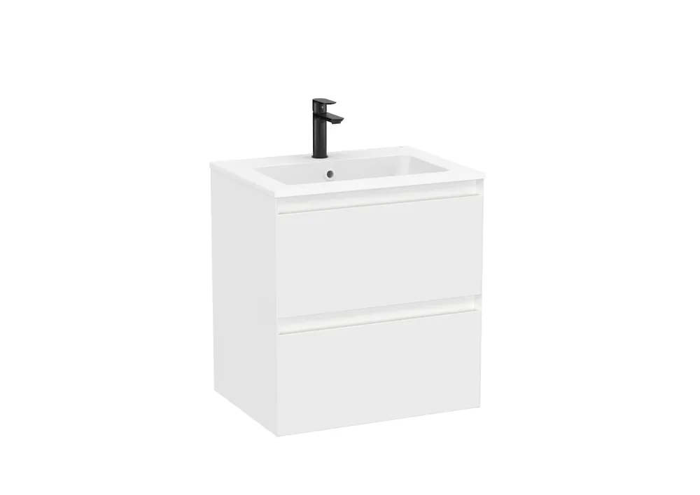 Roca Tenue 60 cm-es fürdőszobabútor szett matt fehér mosdóval, matt fehér A851933529Roca Ne maradj le