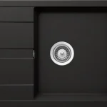 Schock Ronda D-100L Cristalite mosogató, fekete ROND100LNEROSCHOCK Prémium