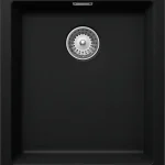 Bestseller Schock Greenwich N-100S Cristadur aláépíthető mosogató, intenzív fekete GREN100SPUROSCHOCK