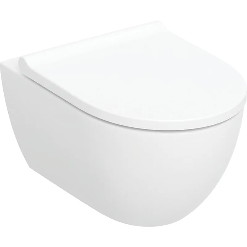 Geberit Acanto fali WC mélyöblítésű készlet, zárt forma, TurboFlush, WC-ülőkével 502.774.00.1Geberit Legkelendőbb