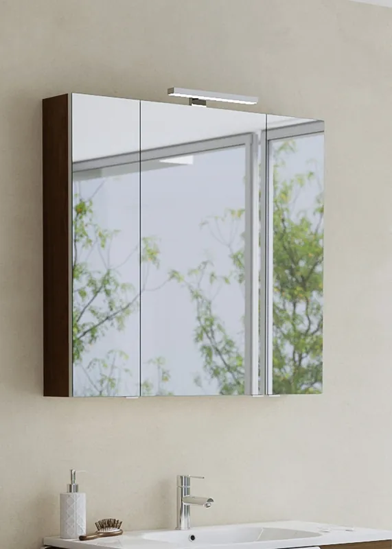 Csak ma Tboss Mirror Box Vesna 90x80 cm-es tükrös szekrény led világítással, powerboxxalTboss
