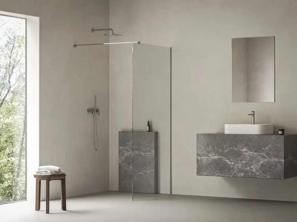 Ravak Air Wall 90 cm Walk-In zuhanyfal Transparent üveggel, krómhatású GW9W70C00Z1CRavak Kihagyhatatlan ajánlat