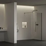 Ravak Air Wall 110 cm Walk-In zuhanyfal Transparent üveggel, fekete GW9WD0300Z1CRavak Szuper ajánlat