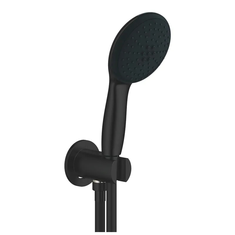 Grohe Tempesta 110 zuhanyszett két funkciós kézizuhannyal és fali zuhanycsatlakozó könyökkel, matt fekete 264062433Grohe Gyors kiszállítás