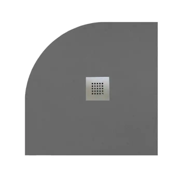 Vásárlói kedvenc Radaway Kios A 80x80 cm íves zuhanytálca, betonszürke KA8080-52Radaway