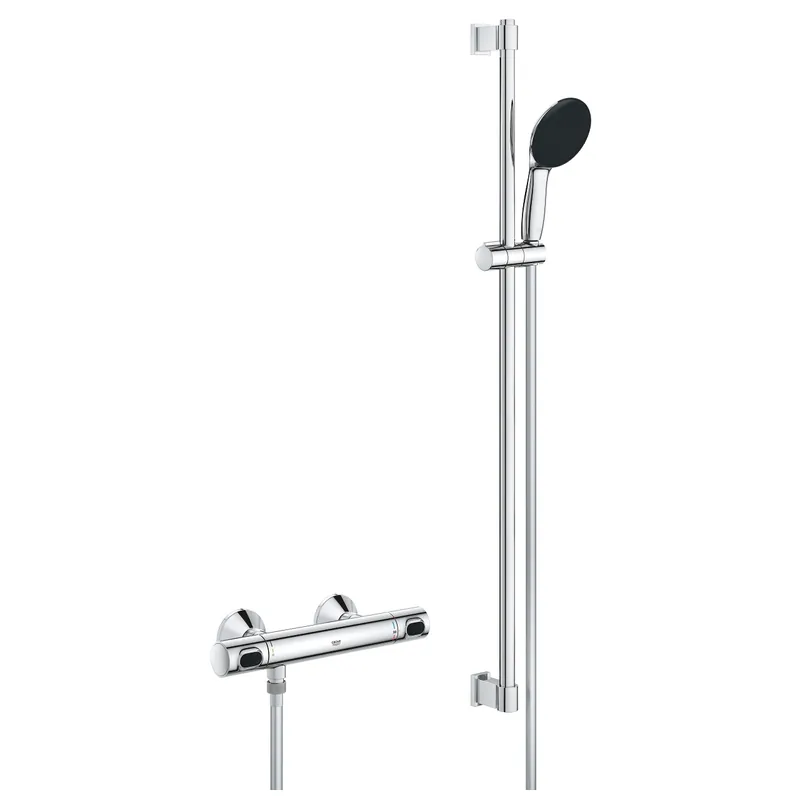 Grohe Precision Flow termosztátos zuhanycsaptelep zuhanyszettel, króm 34805001Grohe Szuper akció
