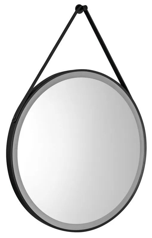 Csak ma Sapho AQUALINE STAGO 60 cm tükör LED világítással, matt fekete SG060Aqualine