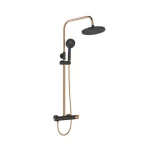 Legkelendőbb Invena Moonlight zuhanyrendszer, matt fekete/rose gold AU-77-014-VInvena