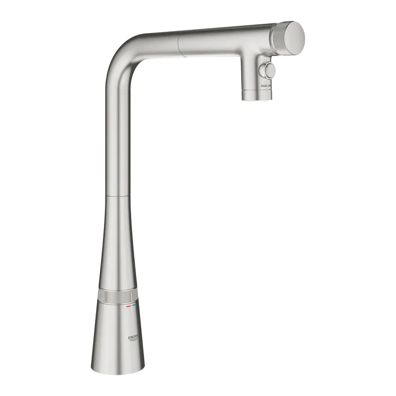 Kedvezmény Grohe Zedra SmartControl mosogató csaptelep SmartControl vezérléssel, supersteel 31886DC0Grohe