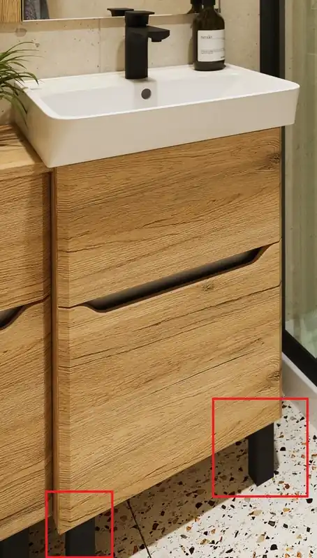 Tboss 15 cm-es szögletes fém lábszett 4 db, fekete (opció Tboss bútorhoz)Tboss Kedvezmény