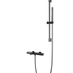 Exkluzív ajánlat AREZZO design ELEGANT termosztátos kádcsaptelep zuhanyszettel, gun metal AR-1295GMArezzo Design