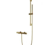 AREZZO design ELEGANT termosztátos kádcsaptelep zuhanyszettel, szálcsiszolt arany AR-1295BGArezzo Design Akciós ár