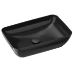 Ravak Uni R Slim 50x31 cm pultra ültethető mosdó, fényes fekete XJX03150000Ravak Csak ma