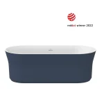 Ravak Ypsilon 180x80 cm szabadon álló kád fehér lefolyóval, Deepsea Blue/fehér XC00100071Ravak Outlet