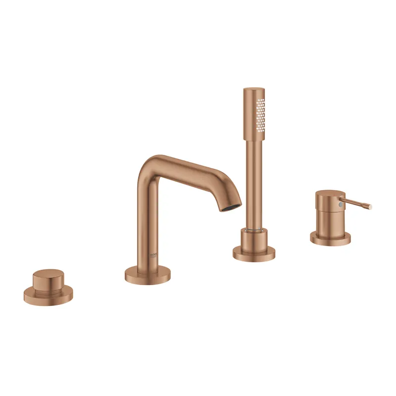 Csak ma Grohe Essence 4-lyukas egykaros perembe építhető kádcsaptelep, brushed warm sunset 25251DL1Grohe
