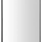 Végkiárusítás Sapho AROWANA 60x80 cm keretes tükör, matt fekete AWB0600Sapho