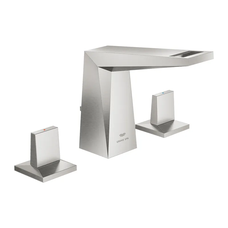Grohe Allure Brilliant 3-lyukas mosdócsaptelep, M-es méret, supersteel 20626DC0Grohe Olcsóbb