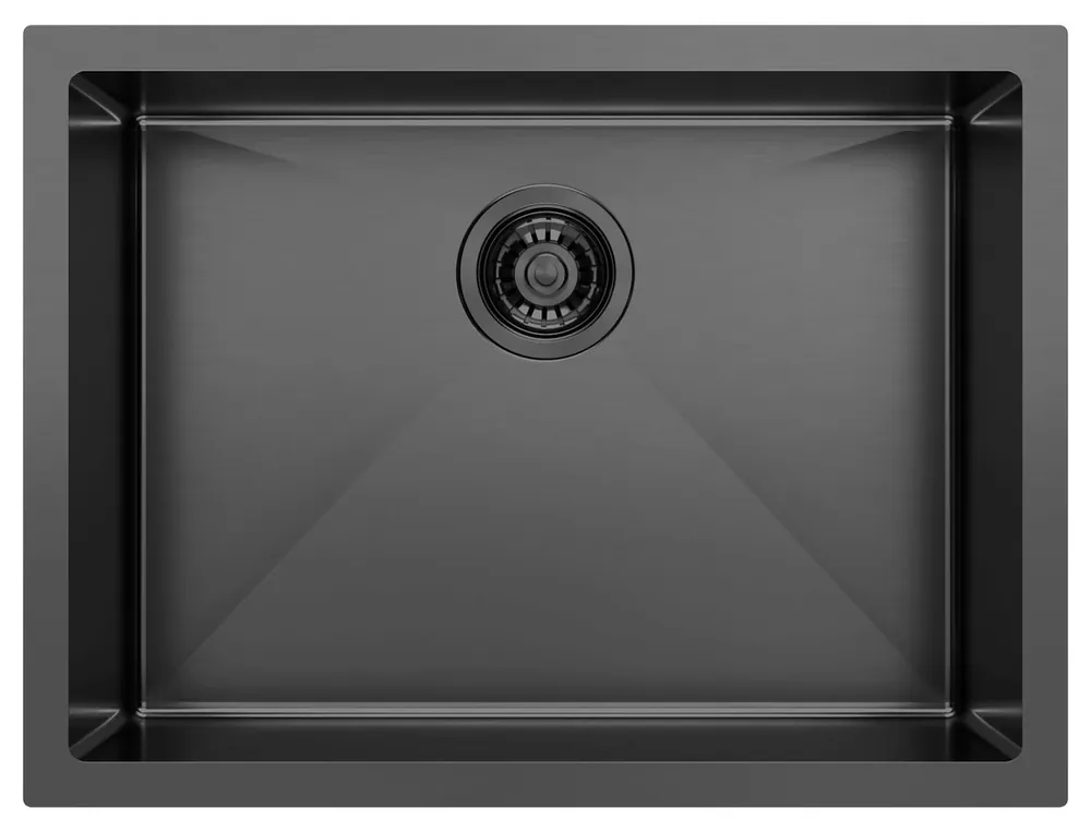 Sapho ZENITH 60x45 cm rozsdamentes mosogatótálca, antracit ZN6045BSapho Legnépszerűbb