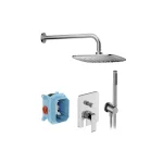 Ravak Flat falsík alatti zuhanyszett R-box-szal FL 090.01CR.O2.RB072, króm X07S070Ravak Outlet