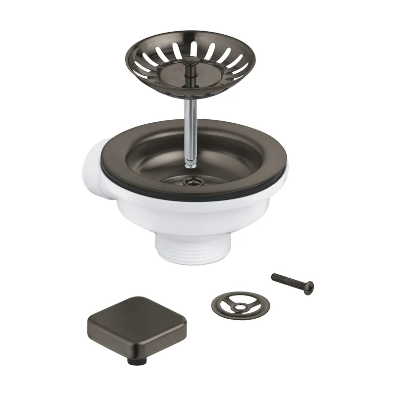 Grohe konyhai leeresztő szett automata kiemelővel 1 medencés mosogatótálcához, brushed hard graphite 40400AL0Grohe Újdonság