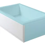 Sapho POLYSAN DEEP PLAIN 110 cm balos előlap, fehér 83648Polysan Azonnal elérhető