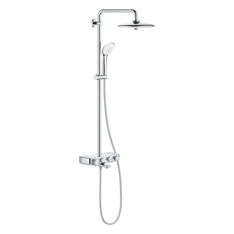 Csak ma Grohe Euphoria SmartControl System 260 Mono termosztátos zuhanyrendszer kádtöltővel, króm 26608000Grohe