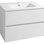 Szuper akció Sapho AQUALINE PANEDA 80 cm mosdótartó szekrény, fehér PN280Aqualine