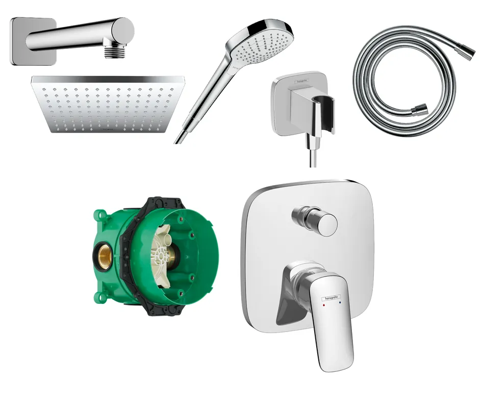 Outlet Hansgrohe Logis falsík alatti csaptelep szett, króm SZP-HG34Hansgrohe