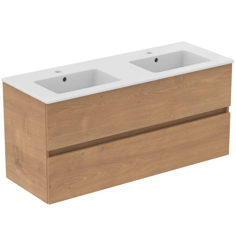 Ne maradj le Ideal Standard Eurovit+ 120 cm fali szekrény mosdóval, Natural Oak R0576Y8Ideal Standard