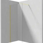 Árcsökkenés Deante PRIZMA 90 cm Walk-in zuhanyfal, arany KTJ_Z39PDeante