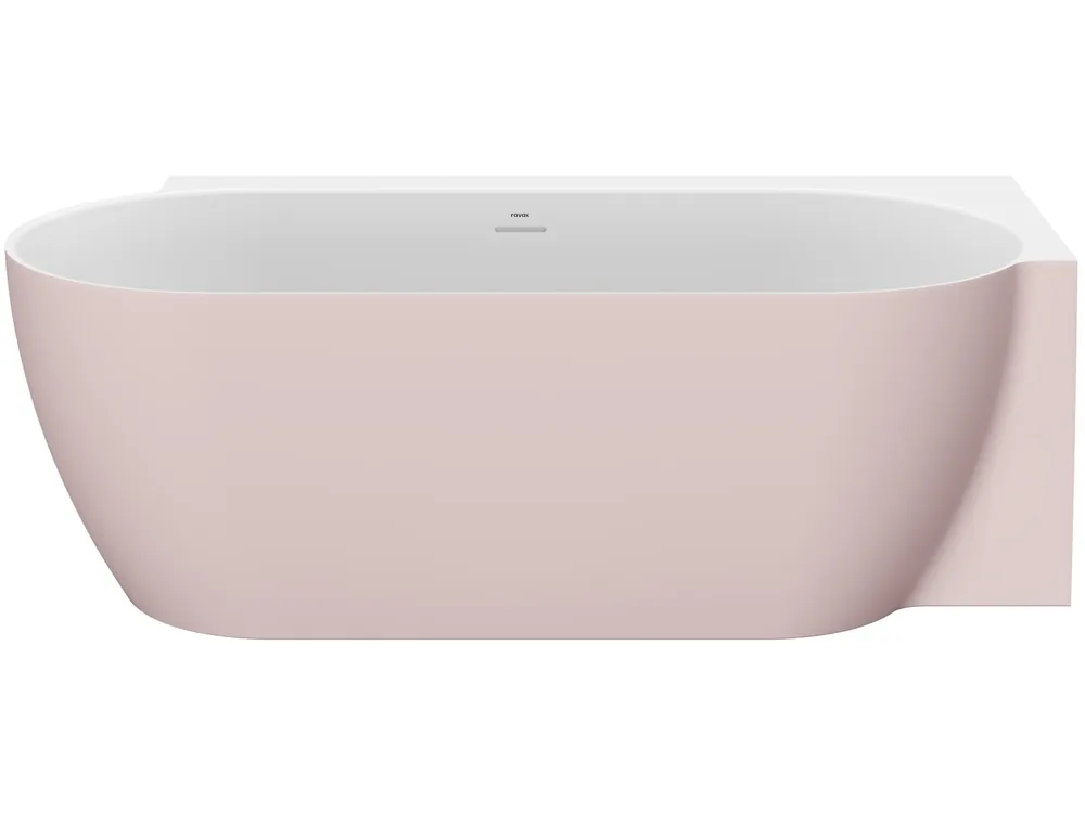 Ravak Vana Freedom Corner II Tec R 175x86 jobb, akrilkád, Alabaster Pink/fehér, fehér lefolyó CC81600000Ravak Szezonális akció