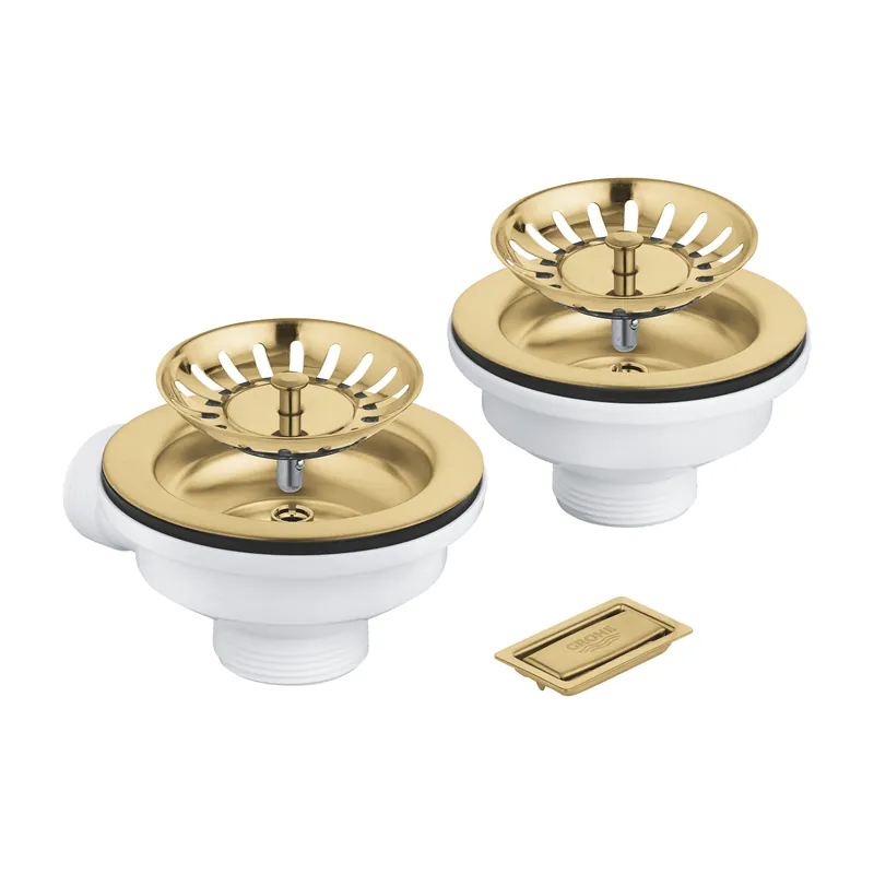 Grohe konyhai leeresztő szett 1 és 1,5 medencés mosogatótálcához, brushed cool sunrise 40997GN0Grohe Kihagyhatatlan ajánlat
